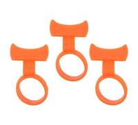 Ciieeo 3 Protectores Antideslizantes para Dedos Guitarra Acústica, Porta Púas Goma para Pulgar, Accesorio Cómodo y Ajustable para Músicos y Principiantes