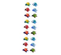 Ciieeo 3 Series Artesanías De Adornos del Océano Luz del Tanque De Peces De Juguete Poseedor Pecera Medusa Marina Plantas De Cactus Artificiales Vidrio 6 Piezas*3