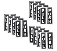 Ciieeo 3 Series Pegatinas Push Pull Para Puertas De Autoadhesivas Y Removibles Para Oficina Tiendas Y Restaurantes Señales Informativas Sin Residuo 8 Piezas X 3