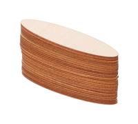Ciieeo 30 Piezas Oval Wooden Chips For Creative Teaching And Diy Projects For Educational Activities And Artistic Exploration