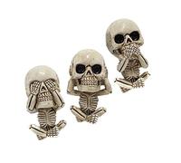 Ciieeo 3piezas Adornos De Tres Cabezas De Fantasma Clips Para Ventilación De Coche Decoración Interior Del Coche Aire Acondicionado