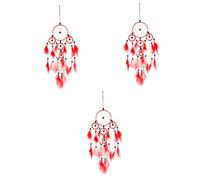 Ciieeo 3piezas Atrapa Decorativo Boho Colgante De Pared Para Habitaciones Infantiles y Salas Adorno De Decoración Para Especiales