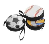 Ciieeo 3piezas Caja Metálica Tapa y Diseño De Bolas Monedero De Hojalata Compacto y Ligero Bolsa Para Guardar Galletas y Objetos Pequeños