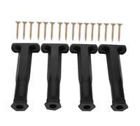 Ciieeo 4 Piezas Adjustable Furniture Legs Height Extendable Leveling Feet With Screws Stable Support For Beds Sofas Cabinets Tables
