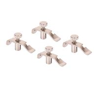 Ciieeo 4 Piezas Ajustadores de Cuerdas Erhu de Acero Inoxidable Microafinadores Metálicos Aplicables para Banhu y Zhonghu Precisión y Durabilidad para Mejorar Sonido