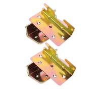 Ciieeo 4 Piezas Conector de Cama para Postes de Cama Soportes Aplicables de Madera de Herrajes de Hierro Uso para Barreras