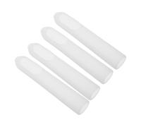 Ciieeo 4 Piezas Cubierta de Silicona para Mango de Cepillo de Dientes Eléctrico, Funda Antideslizante y Resistente al Polvo en Color Blanco, Compatible con Modelo, Diseñada para Viaje