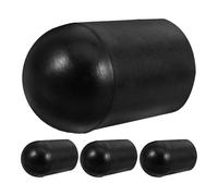 Ciieeo 4 Piezas de Almohadilla de Goma para Clavija de Contrabajo, Tapón Antideslizante y Práctico de Diseño Simple, Protector Negro para Accesorios de Violonchelo