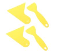 Ciieeo 4 piezas Espátulas Plásticas para Película de Coche Raspador para Calcomanías y Vinilo Herramienta Resistente para Instalación de Adhesivos y Tintado de Ventanas