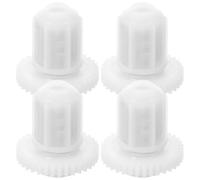 Ciieeo 4 Piezas Rueda para Máquina de Cinta Casete 301 Cojinete de Pletina de Casete Polea para Grabadora Recambio para Equipo de Grabación Uso en Duplicadoras y Reproductores