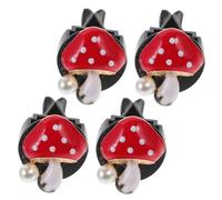 Ciieeo 4 Piezas Unidades Clip Ambientador para Coche Forma de Seta Decoración para Salidas de Aire Accesorios Duraderos y Fáciles de Instalar para Vehículo