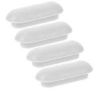 Ciieeo 4 Topes Transparentes de Silicona para Asiento y Tapa de Inodoro Almohadillas Protectoras Autoadhesivas Antiruido Kit de 4 Piezas para Baño y Hogar