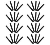 Ciieeo 40 Pares Fundas para Patillas de Gafas de Silicona Antideslizantes Protectores Grandes Negros para Soportes de Orejas Accesorios Cómodos para Gafas de Sol y Graduadas Uso