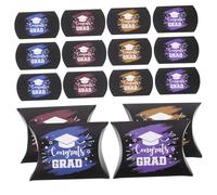 Ciieeo 40 Piezas Cajas de Dulces de Graduación Gorro de Graduación Caja Decorativa para Fiestas y Celebraciones como Favor de Fiesta y Almacenamiento de Diseño Único y Papel Resistente y