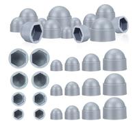 Ciieeo 40piezas Tapas para Tuercas Hexagonales de Plástico Duradero Cubiertas Protectoras Reutilizables para Tornillos Resistentes la Intemperie para Automóviles y Maquinaria