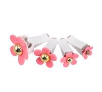 Ciieeo 4piezas Clip Para Perfume De Coche Decoración Floral Forma De Margarita Accesorio Lindo Para Interior De Vehículo Adecuado Para Mujer Para Ventilación De Aire De Coche