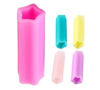 Ciieeo 5 Fundas de Silicona para Tijeras de Pedicura y Pinzas, Protectores Antideslizantes para Cutículas, Ideales para Kit de Manicura Profesional y Uso en Casa