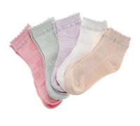 Ciieeo 5 Pares Calcetines Náuticos para Calcetines Cortos de Corte de Algodón de Moda para Temporada de Uso Diario y Actividades al Aire Libre