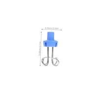 Ciieeo 5 piezas Gancho para Bolsa de Goteo Gancho Portátil para Poste Vertical Fácil Instalación para Rack de Infusión Hospitalaria Accesorio Duradero de Plástico y Hierro