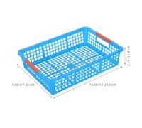 Ciieeo 5 Piezas mini portaequipajes cesta de plastico Cesta de pan para mesa pequeñas para guardar juguetes de almacenamiento de almacenamiento multifunción PP Blue