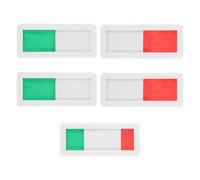 Ciieeo 5 Piezas Señal Deslizante Privacidad Puerta Indicador Ocupado para Salas Reuniones Oficinas Baños Resistente y Fácil Uso