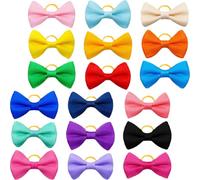 Ciieeo 50 Piezas Diademas Decorativas para Mascotas Lazos Pelo de Perros Accesorios Pelo de Cachorros Color Aleatorio