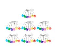 Ciieeo 50 Piezas Imperdibles para Bebés, Broches de Imperdible de Acero y Plástico, Ajustables, No Fáciles de Abrir, para Pañales y Ropa, Ligeros, para Bebés y Adultos Color Aleatorio