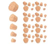 Ciieeo 50 Tapones Selladores de Corcho de Madera para Botellas de Vino, Kit de 5 Tamaños Variados (15x12x12 a 36x31x20 Mm), Accesorios Prácticos para Hogar, Bar y Restauración