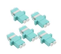 Ciieeo 5piezas Adaptador De Fibra Óptica LC LC para Redes De Fibra Óptica Accesorios De Conexión De Adaptador De Terminación De para Conexiones De Instalaciones