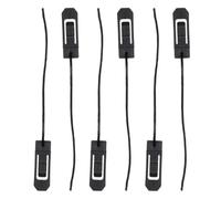 Ciieeo 6 Clips para Quilla de Paddle Surf Adaptador de Liberación Rápida Piezas de Plástico Negro para Tabla de Surf Accesorios Resistentes para Deportes Acuáticos