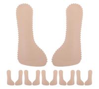 Ciieeo 6 pares de almohadillas cómodas para tacones altos - Almohadillas antideslizantes para tacones altos - adhesivas de 3/4 para sandalias - Amortiguadores para zapatos de vestir y botas