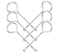 Ciieeo 6 Piezas Abridor de Botes Metálico Resistente para Pintura Adhesivos y Botellas con Mango Antideslizante y Diseño Multifuncional para Uso Seguro y Duradero