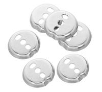 Ciieeo 6 Piezas Accesorios de Baño para Toalleros y Portarrollos Papel Higiénico Base Redonda Diámetro 43 MM Herrajes Resistentes Acabado Liso Kit Repuestos Montaje Seguro para Baño