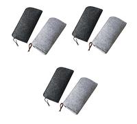 Ciieeo 6 Piezas Cartuchera Pencil Case Bolsa De Lapices Caja De La Pluma Titular De La Pluma Hombres y Mujeres Secundaria