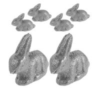 Ciieeo 6 Piezas Cast Iron Rabbit Cooking Tool Natural Iron Supplement For Healthy Cooking Suitable For Vegans Athletes And Pregnant Women