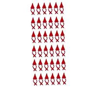 Ciieeo 72 Piezas De Adornos para Botellas De Vino Mini Sombrero Bufanda De Punto Botella De Vino Pañuelo Mini Bufanda De Papá Noel Sombrero De Papá Noel Cubierta De Mini