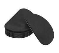 Ciieeo 8 Piezas Adhesivos antidesgaste protector único del zapato reparación del talón del zapato almohadillas antideslizantes para zapatos de zapatos de mujer caucho Negro