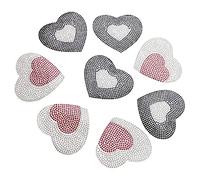 Ciieeo 8 Piezas Decoración De De Diamantes De Imitación Pegar para La Ropa Reparador De Tela Coser Salir Adelante por Sí Mismo Pedrería Decoración De Bolsos