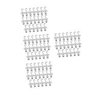 Ciieeo 80 Piezas Gancho para Zapatos de Plástico Perchas Dobles para Colgar y Secar Calzado Estante Ahorrador para Armarios y Soporte Resistente para Botas y Zapatillas Casa y Viaje