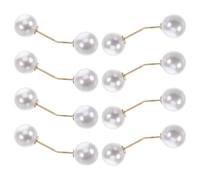 Ciieeo 8piezas Pin de Perla Elegante Alfileres para Vestidos y Camisas Imperdibles para Escote y Suéteres Broches para Mujer
