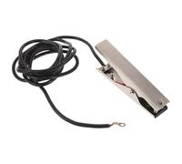 Ciieeo Abrazadera de puesta a tierra de acero inoxidable - Abrazadera para varilla de puesta a tierra para tuberías y camiones de reparto - Clip de conexión a para productos petrolíferos