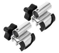 Ciieeo Abrazadera para Estudiar y Usar Computadora Soporte Metálico y Plástico, Fácil Instalación Pack de 2 Piezas para Bandeja de Mesa de Silla de Ruedas