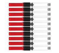 Ciieeo Absorbente de Tinta para Pluma Estilográfica 10 Unidades 3,4 Mm Rojo Recargable Convertidor Plástico Relleno de Tinta para Uso Escolar y Oficina