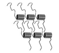 Ciieeo Accesorios de Resorte para Sembradora Agrícola de Acero de Alta Resistencia, 6 Unidades Gancho Tipo de Pato, Compatibles Sembradoras Manuales Maíz para Plantación en