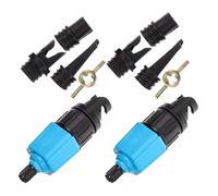 Ciieeo Adaptador de Válvula para Bomba de Sup Inflable Adaptador para Paddleboard y Kayak Boquilla Compatible con Bomba de Aire Convencional Color Azul Inflado Rápido y Seguro para