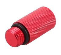 Ciieeo Adaptador para Regulador de Buceo de Aluminio Tapón de Puerto de Alta Presión Rojo Conector de Manguera Ajustable a Mano Accesorio Resistente para Equipo de Buceo y Reparación