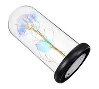 Ciieeo Adornos De Rosas Doradas De Colores Flor Artificial Luz Led Obsequio De San Valentín para Decoración Floral Artificial