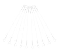 Ciieeo Alambre de Corte para Cortador de Queso de Acero Inoxidable 14,5 Cm, 10 Piezas de Repuesto para Rebanar Mantequilla, Jamón y Queso, Herramienta Manual para Cocina Doméstica