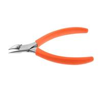 Ciieeo Alicates para Uñas de Acero Inoxidable Mango de Silicona Naranja Cortaúñas Ergonómico para Uso en Salón de Manicura y Pedicura Adecuado para Uñas Encarnadas