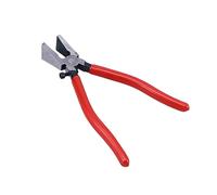 Ciieeo Alicates Planos para Vidrio con Mango de Silicona de Presión mediante Tornillo Herramienta Duradera para Cortar y Romper Vidrio Trabajos de Vidriería